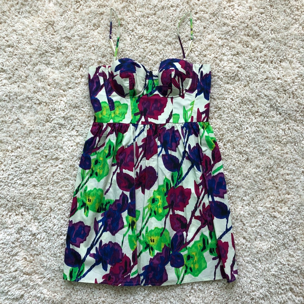 Moda International floral multi corset dress